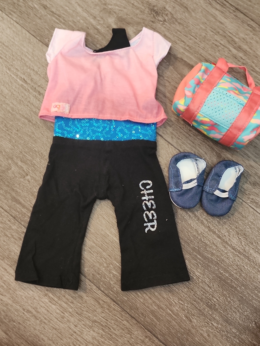 18in doll gym outfit